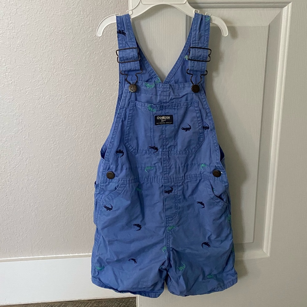 Kids alligator overalls